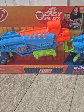 NERF Elite Jr Ultimate Starter Set Soft Dart Blaster Set NEW IN BOX!